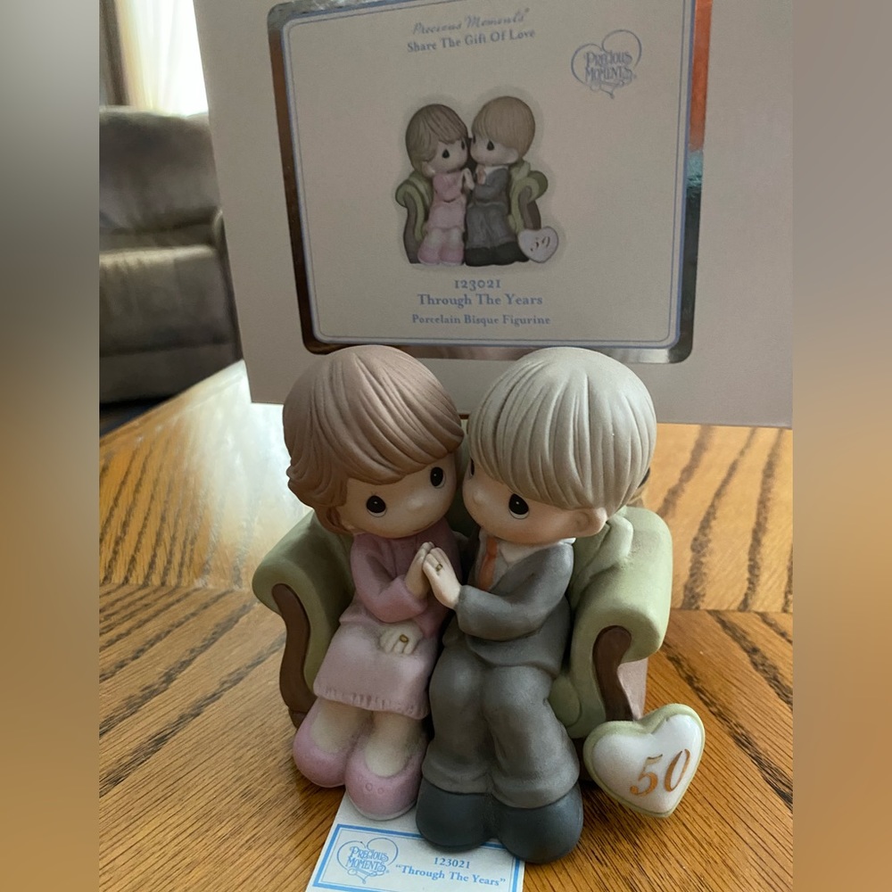 Precious Moments 50 year anniversary gift perfect condition.